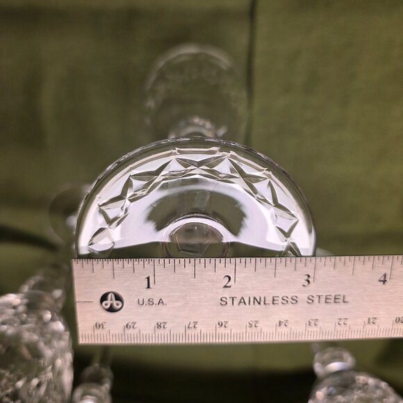 set of 2 Rogaska Crystal Gallia Vintage 9 1/4" Water Goblets Original Owner - Picture 10 of 10